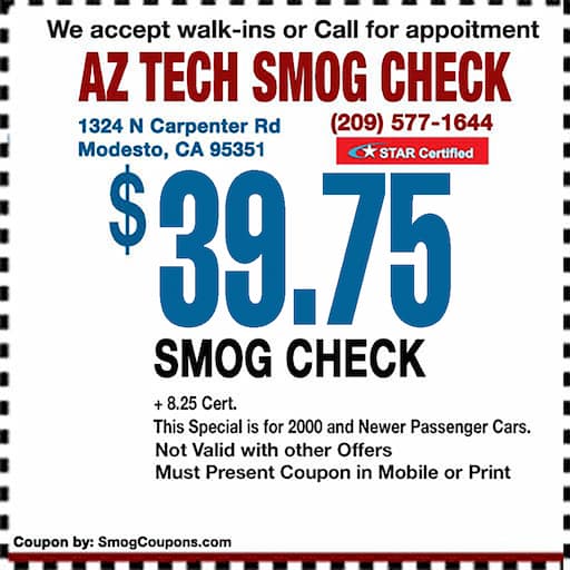 Smog Check Coupon Modesto